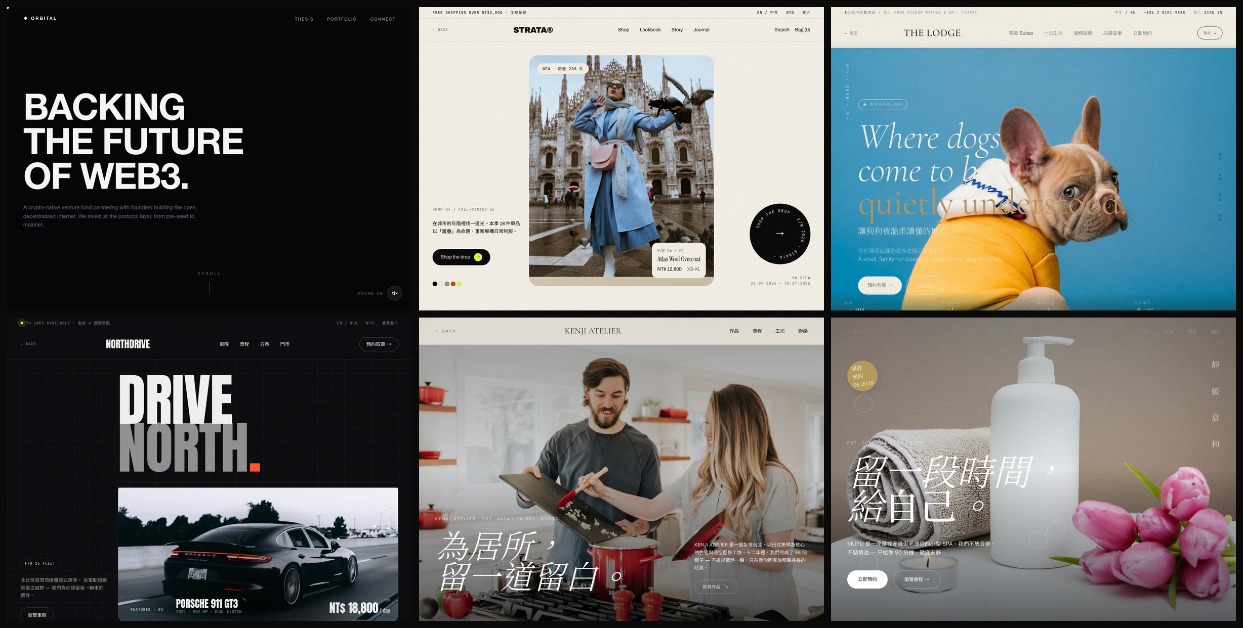 Business website demo collection